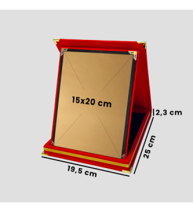 15x20 KIRMIZ ALBÜM PLAKET